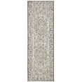 thumbnail image 1 of SAFAVIEH Courtyard Joey Medallion Indoor/Outdoor Runner Rug, Slate/Grey, 2'3" x 8', 1 of 7