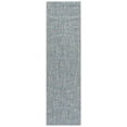 thumbnail image 1 of SAFAVIEH Courtyard Josiah Floral Medallion Indoor/Outdoor Runner Rug, Light Grey/Aqua, 2'3" x 8', 1 of 11