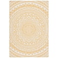 thumbnail image 1 of SAFAVIEH Courtyard Josiah Geometric Indoor/Outdoor Area Rug, Ivory/Gold, 9' x 12', 1 of 6
