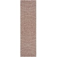 thumbnail image 1 of SAFAVIEH Courtyard Josiah Geometric Indoor/Outdoor Runner Rug, Light Beige/Terracotta, 2'3" x 14', 1 of 7