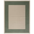 thumbnail image 1 of Safavieh Courtyard Justine Bordered Indoor/Outdoor Area Rug, Beige/Dark Green, 9' x 12', 1 of 14
