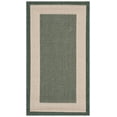 thumbnail image 1 of Safavieh Courtyard Justine Bordered Indoor/Outdoor Area Rug, Dark Green/Beige, 2' x 3'7", 1 of 15