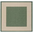 thumbnail image 1 of Safavieh Courtyard Justine Bordered Indoor/Outdoor Area Rug, Dark Green/Beige, 4' x 4' Square, 1 of 15
