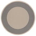 thumbnail image 1 of Safavieh Courtyard Justine Bordered Indoor/Outdoor Area Rug, Gray/Cream, 6'7" x 6'7" Round, 1 of 12