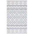 thumbnail image 1 of Safavieh Courtyard Kaelea Geometric Indoor/Outdoor Area Rug, Ivory/Navy Yellow, 5'3" x 7'7", 1 of 10