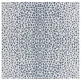 thumbnail image 1 of Safavieh Courtyard Karina Animal Indoor/Outdoor Area Rug, Ivory/Navy, 3' x 3' Square, 1 of 15