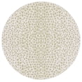 thumbnail image 1 of Safavieh Courtyard Karina Animal Indoor/Outdoor Area Rug, Ivory/Sage Green, 6'7" x 6'7" Round, 1 of 9
