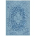 thumbnail image 1 of SAFAVIEH Courtyard Kebo Medallion Indoor/Outdoor Area Rug, Navy/Aqua, 4' x 5'7", 1 of 11