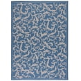thumbnail image 1 of Safavieh Courtyard Kevin Floral Indoor/Outdoor Area Rug, Blue/Natural, 8' x 11', 1 of 11