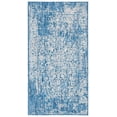 thumbnail image 1 of SAFAVIEH Courtyard Kiro Abstract Indoor/Outdoor Area Rug, Navy/Grey, 2'7" x 5', 1 of 13
