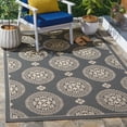 thumbnail image 1 of Safavieh Courtyard Kirsten Geometric Indoor/Outdoor Area Rug, Gray, 5'3" x 7'7", 1 of 10