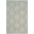 thumbnail image 1 of SAFAVIEH Courtyard Kirsten Geometric Indoor/Outdoor Runner Rug, Spa, 2'3" x 8', 1 of 1
