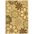 thumbnail image 1 of SAFAVIEH Courtyard Kristopher Floral Indoor/Outdoor Area Rug, 5'3" x 7'7", Natural Brown/Olive, 1 of 4