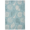 thumbnail image 1 of SAFAVIEH Courtyard Larry Seashells Indoor/Outdoor Area Rug, 5'3" x 7'7", Aqua/Cream, 1 of 4