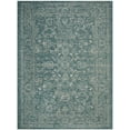thumbnail image 1 of SAFAVIEH Courtyard Laurel Medallion Indoor/Outdoor Area Rug, Turquoise, 8' x 10', 1 of 6