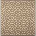 thumbnail image 1 of Safavieh Courtyard Lavern Geometric Indoor/Outdoor Area Rug, Brown/Bone, 7'10" x 7'10" Square, 1 of 14