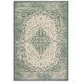 thumbnail image 1 of Safavieh Courtyard Layne Medallion Indoor/Outdoor Area Rug, Beige/Dark Green, 5'3" x 7'7", 1 of 10