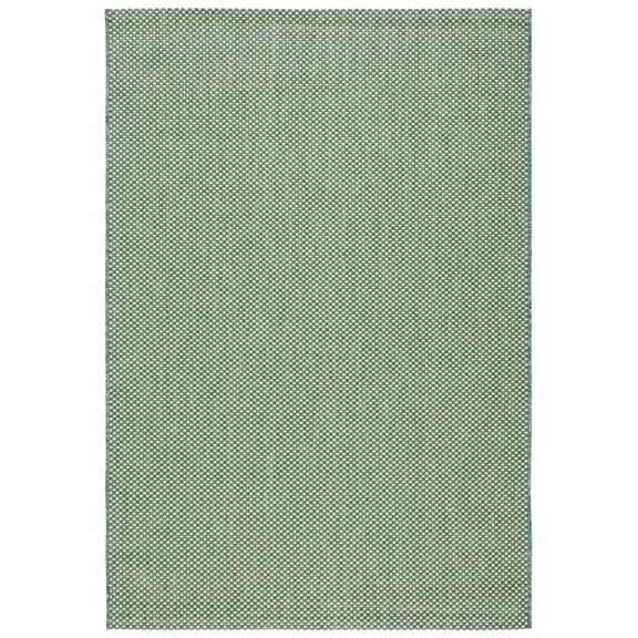 SAFAVIEH Courtyard Leighton Checkered Indoor/Outdoor Area Rug, Dark Green/Beige, 2'7" x 5'