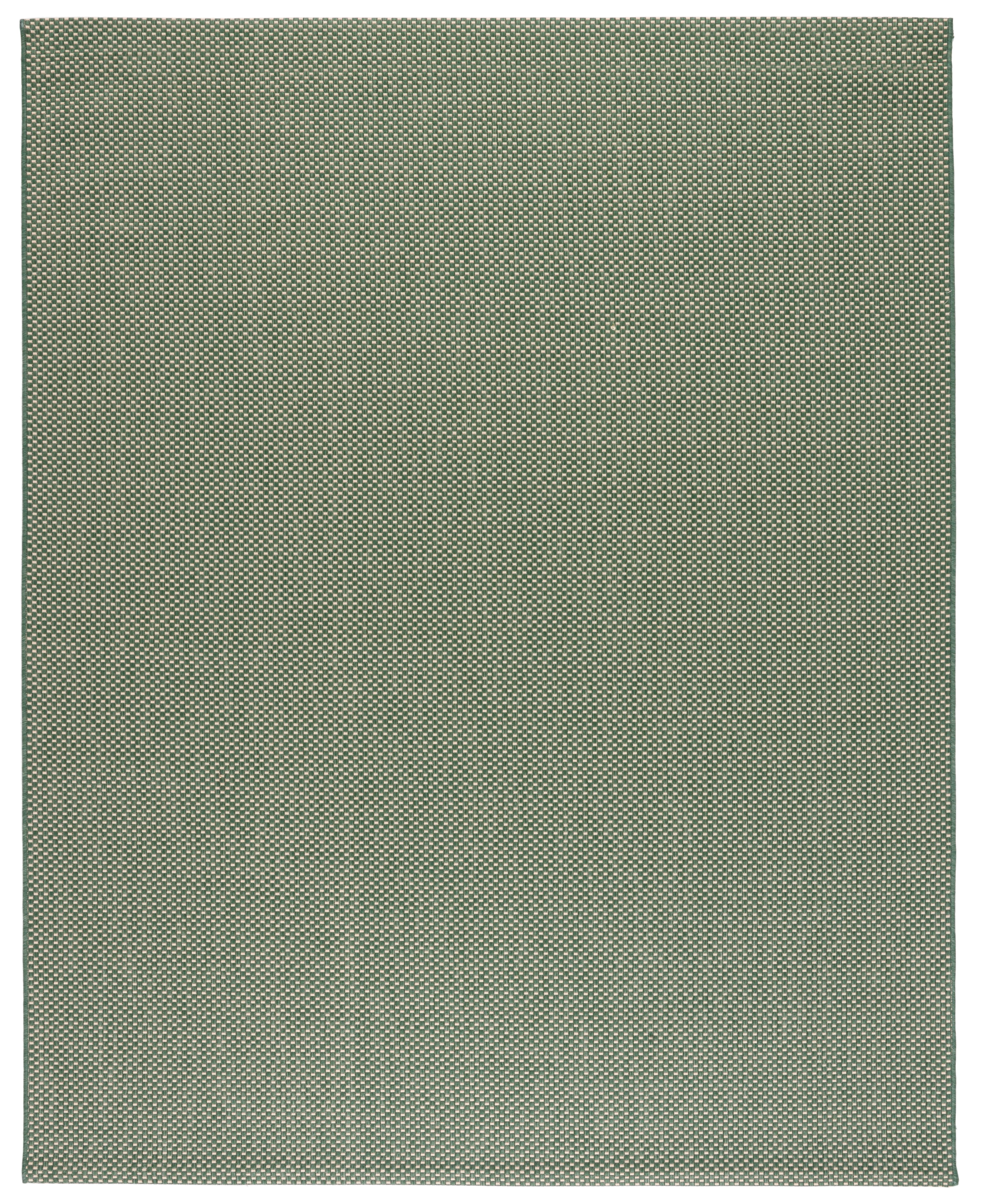 SAFAVIEH Courtyard Leighton Checkered Indoor/Outdoor Area Rug, Dark Green/Beige, 9' x 12'