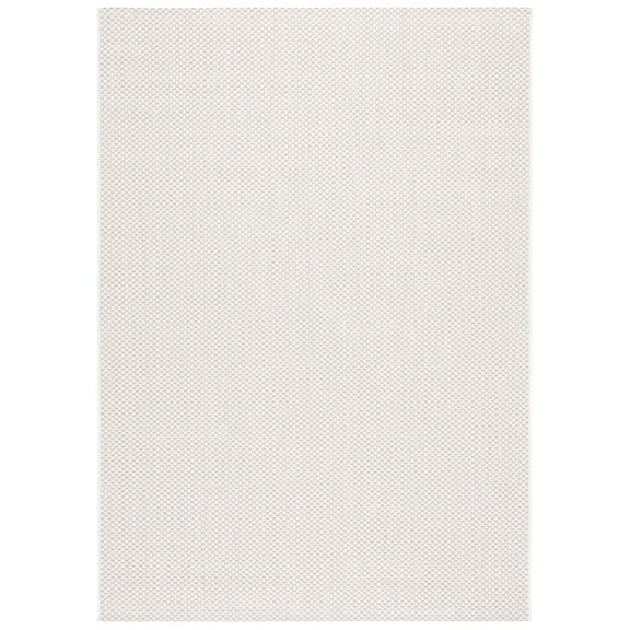 SAFAVIEH Courtyard Leighton Checkered Indoor/Outdoor Area Rug, Ivory/Gold, 8' x 10'