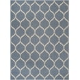 thumbnail image 1 of SAFAVIEH Courtyard Linnet Geometric Indoor/Outdoor Area Rug, Blue/Beige, 9' x 12', 1 of 6