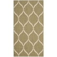 thumbnail image 1 of SAFAVIEH Courtyard Linnet Geometric Indoor/Outdoor Area Rug, Green/Beige, 2' x 3'7", 1 of 10