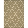 thumbnail image 1 of SAFAVIEH Courtyard Linnet Geometric Indoor/Outdoor Area Rug, Green/Beige, 9' x 12', 1 of 10