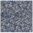 thumbnail image 1 of SAFAVIEH Courtyard Lorinda Abstract Indoor/Outdoor Area Rug, Navy/Beige, 6'7" x 6'7" Square, 1 of 9