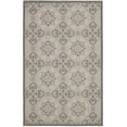 thumbnail image 1 of Safavieh Courtyard Louis Geometric Indoor/Outdoor Area Rug, Anthracite/Light Gray, 5'3" x 7'7", 1 of 11