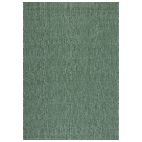 SAFAVIEH Courtyard Madeline Geometric Indoor/Outdoor Area Rug, Dark Green, 2'7" x 5'