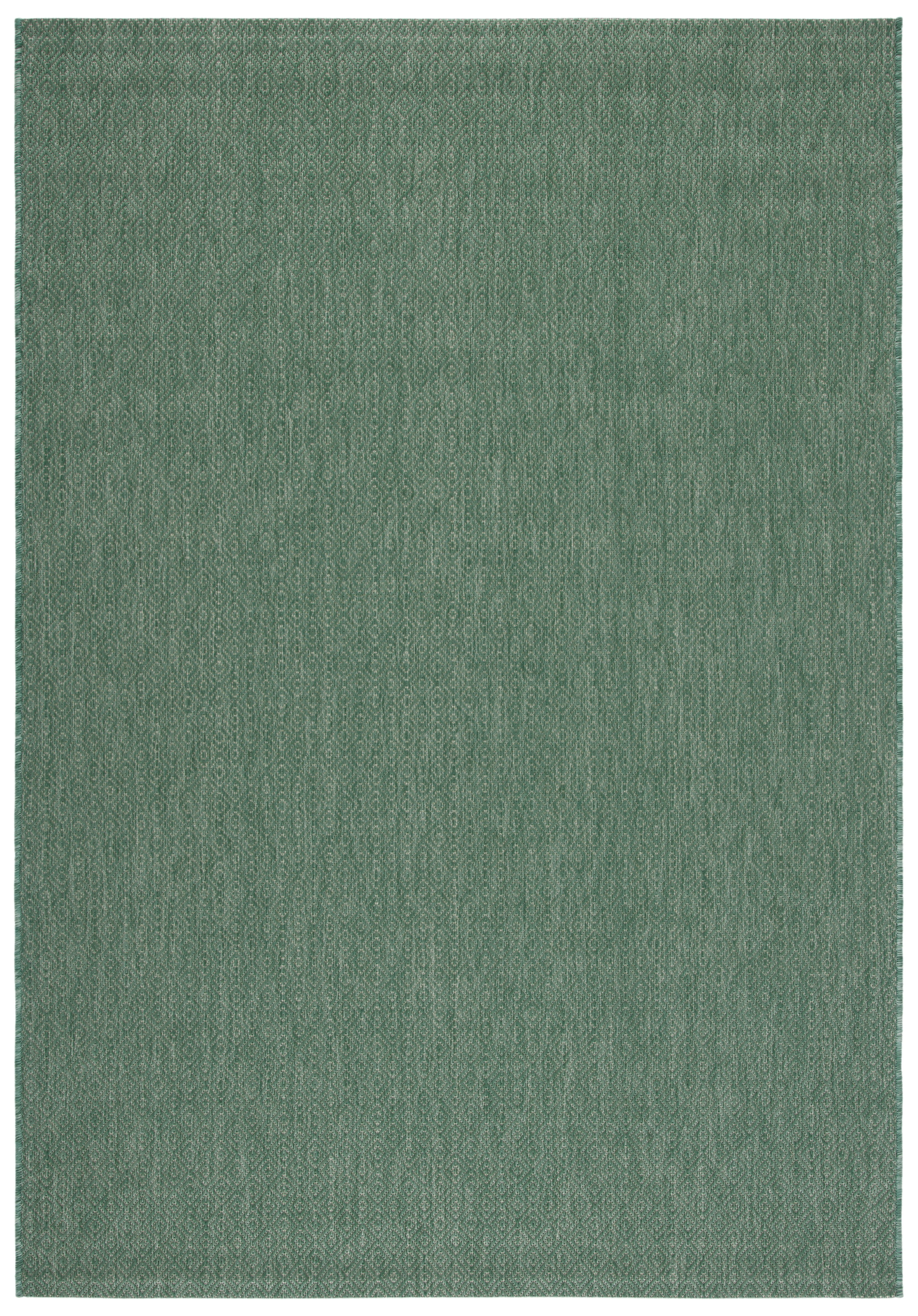 SAFAVIEH Outdoor Courtyard Collection Dark Green Rug, UV-Resistant ...