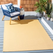 Safavieh Courtyard Madeline Geometric Indoor/Outdoor Area Rug, Gold, 5'3" x 7'7"