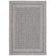 thumbnail image 1 of SAFAVIEH Courtyard Marisa Border Indoor/Outdoor Area Rug, 4' x 5'7", Grey/Black, 1 of 13