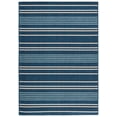thumbnail image 1 of SAFAVIEH Courtyard Michael Striped Indoor/Outdoor Area Rug, Navy/Blue, 5'3" x 7'7", 1 of 9
