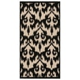 thumbnail image 1 of Safavieh Courtyard Millard Geometric Indoor/Outdoor Area Rug, Black/Beige, 2'7" x 5', 1 of 7