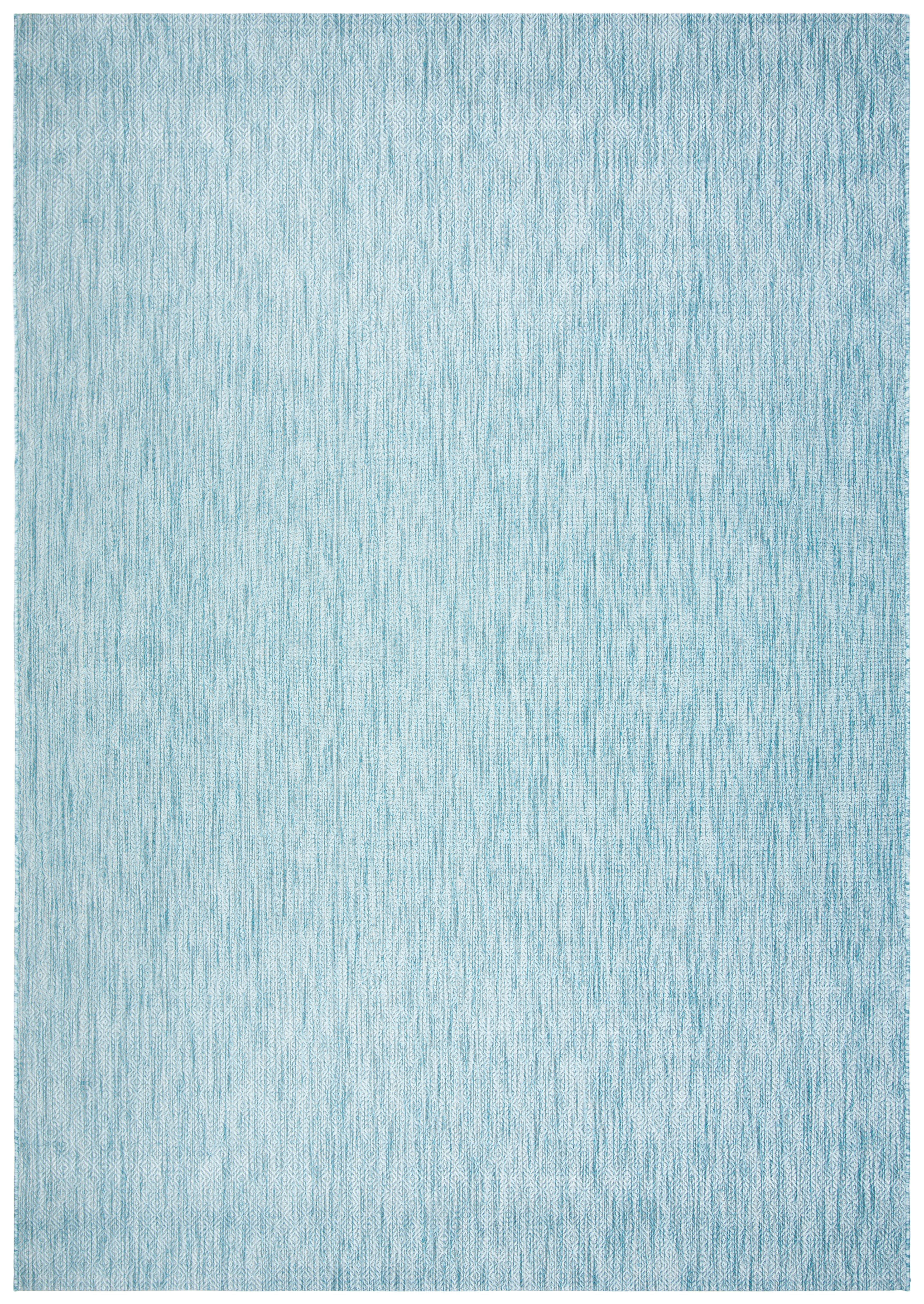 SAFAVIEH Courtyard Mitre Geometric Indoor/Outdoor Area Rug, Aqua/Aqua, 10' x 14'