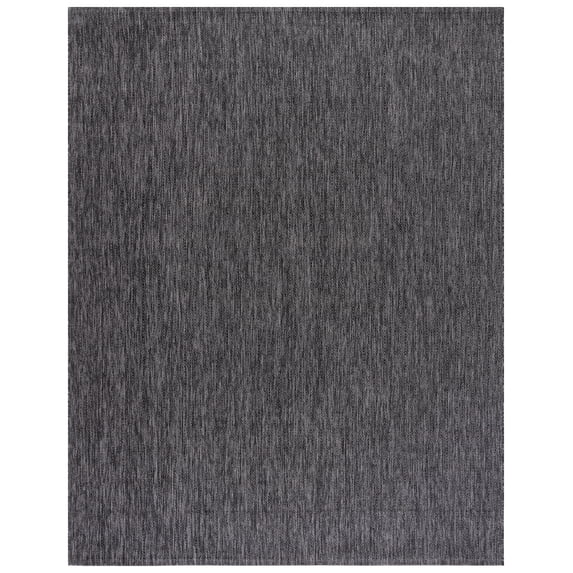 Safavieh Courtyard Mitre Geometric Indoor/Outdoor Area Rug, Black/Gray, 9' x 12'