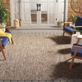 thumbnail image 1 of Safavieh Courtyard Mitre Geometric Indoor/Outdoor Area Rug, Dark Gray/Rust, 6'7" x 6'7" Square, 1 of 10