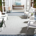 thumbnail image 1 of Safavieh Courtyard Mitre Geometric Indoor/Outdoor Area Rug, Gray, 9' x 9' Square, 1 of 14