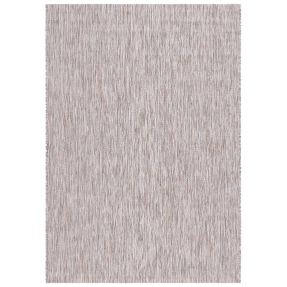 Safavieh Courtyard Mitre Geometric Indoor/Outdoor Area Rug, Ivory/Beige Gray, 4' x 5'7"