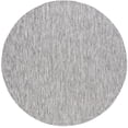 thumbnail image 1 of Safavieh Courtyard Mitre Geometric Indoor/Outdoor Area Rug, Light Gray/Dark Gray, 6'7" x 6'7" Round, 1 of 11