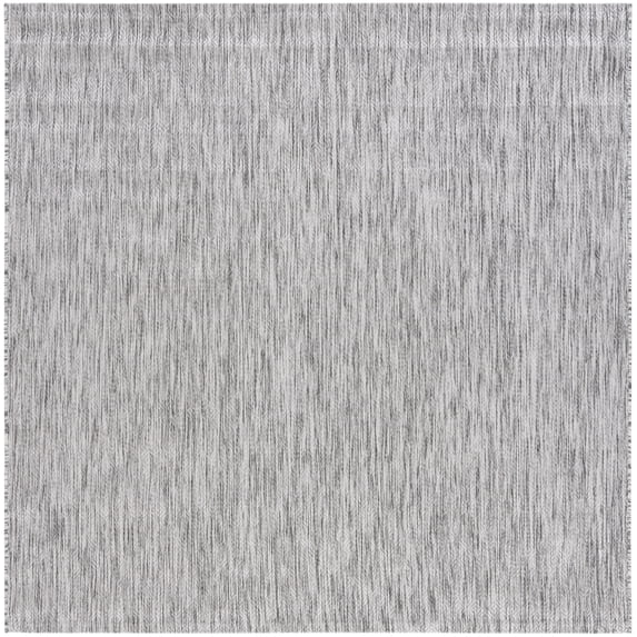 Safavieh Courtyard Mitre Geometric Indoor/Outdoor Area Rug, Light Gray/Dark Gray, 6'7" x 6'7" Square