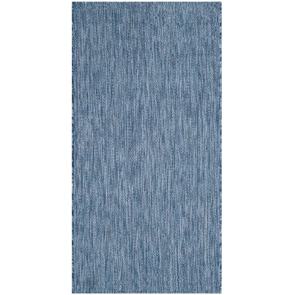Safavieh Courtyard Mitre Geometric Indoor/Outdoor Area Rug, Navy, 2'7" x 5'