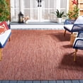 thumbnail image 1 of Safavieh Courtyard Mitre Geometric Indoor/Outdoor Area Rug, Red/Red, 8' x 10', 1 of 15