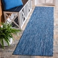 thumbnail image 1 of Safavieh Courtyard Mitre Geometric Indoor/Outdoor Runner Rug, Navy, 2'3" x 14', 1 of 10