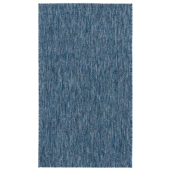 Safavieh Courtyard Mitre Geometric Indoor/Outdoor Area Rug, Navy, 2' x 3'7"