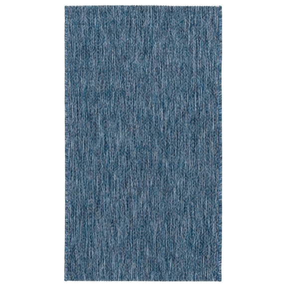 Safavieh Courtyard Mitre Geometric Indoor/Outdoor Area Rug, Navy, 2' x 3'7"