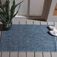 thumbnail image 1 of Safavieh Courtyard Mitre Geometric Indoor/Outdoor Area Rug, Navy, 2' x 3'7", 1 of 14