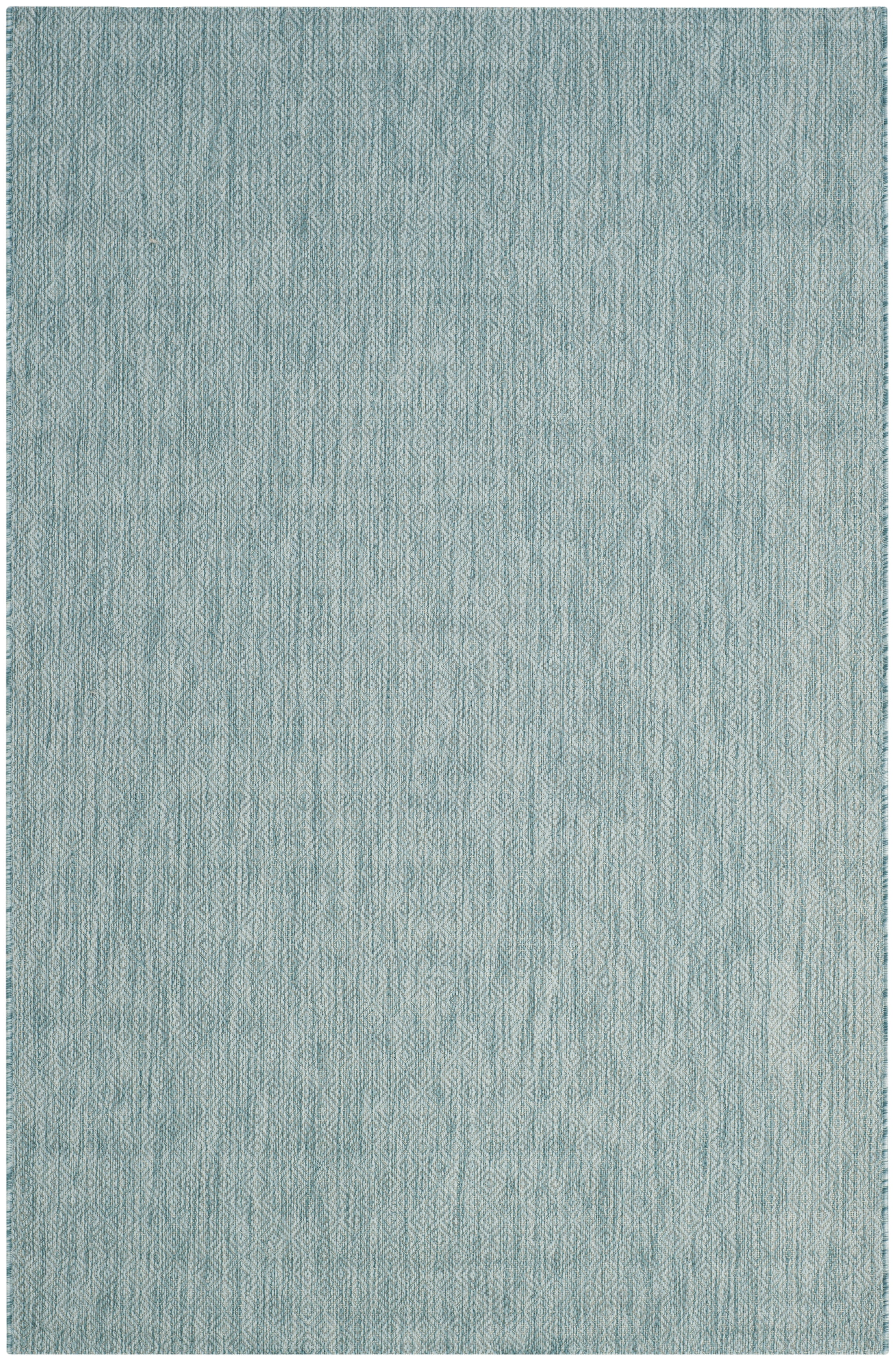 Safavieh Courtyard Mitre Geometric Indoor/Outdoor Area Rug, Aqua, 4' x 5'7"