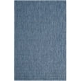 thumbnail image 1 of Safavieh Courtyard Mitre Geometric Indoor/Outdoor Area Rug, Navy, 4' x 5'7", 1 of 15